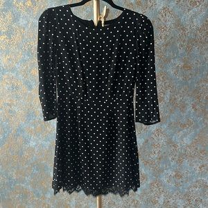 Black and White Polka-dot Dress ✨